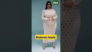 Glamorous  beauty plus size model reviews for Curvy doll Dress  #trending #fashion #shorts#shots