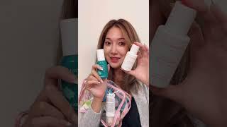 Travel Size Skincare Routine #skincare #skincareproducts #skincareroutine