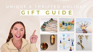 Unique Gift Ideas 2024 | Handmade & Thrifted Holiday Finds