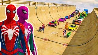 GTA V SPIDERMAN 2, THE AMAZING DIGITAL CIRCUS, POPPY PLAYTIME 3 Join in Epic New Stunt Racing Game