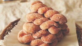 Korean twisted doughnuts recipe - Most famous Doughnuts in Korea! Korean Street Food Recipe