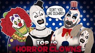 Top 10 Horror Clowns / The Evolution of Horror Clowns (ANIMATED)