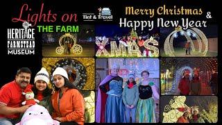 1.5 million Lights on the farm | Farmstead Museum Plano TX | Merry Christmas & Happy New Year 2023