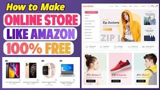 How to Create a FREE eCommerce Website with WordPress – ONLINE STORE 2025