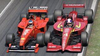 F1 vs CART | Michael Schumacher vs Juan Pablo Montoya | Monza - 1999 Season