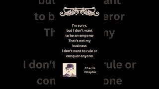 Charlie Chaplin Quotes || Beautiful Words For Beautiful Life || #shorts #ytshorts