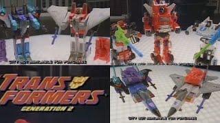 Transformers generation 2 commercial. Vintage G2 toys tv advert jazz Starscream ramjet sideswipe