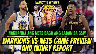 WARRIORS VS BROOKLYN NETS GAME PREVIEW! KUMUHA NG MALAKAS ANG NETS PARA SA GSW! BUSS MAY BINISTO!