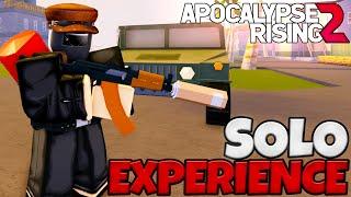 My First SOLO EXPERIENCE in Apocalypse Rising 2 (Roblox)