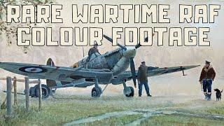 RARE  WARTIME RAF COLOUR FOOTAGE