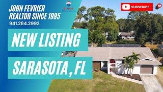 NEW IN SARASOTA! SUPER CLEAN, POOL HOME, OPEN CONCEPT 3 BED / 2 BATH