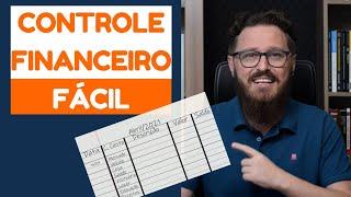 Como iniciar seu CONTROLE FINANCEIRO AGORA – Do Zero | Planilha no Caderno | Manual