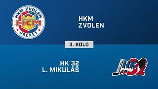 3. kolo: HKM Zvolen - HK 32 Liptovský Mikuláš 7:2 (HIGHLIGHTY)