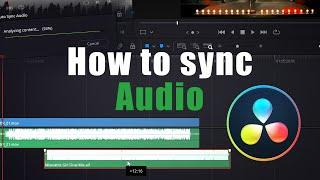 How to Sync Audio - Davinci Resolve 18