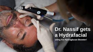 Dr. Paul Nassif Gets a Hydrafacial Using His Signature NassifMD® Hydraglucan™ Booster