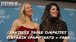 Danielle Savre joins Stefania Spampinato & surprises the fans of Station 19 at the FRR4