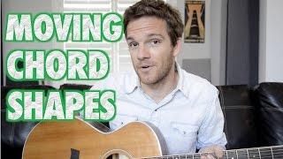 Moving Open Guitar Chord Shapes