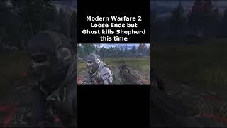 Loose ends but Shepherd kills Ghost this time Modern Warfare 2 Remastered (MW2 Remastered Ghost)