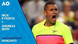 Nick Kyrgios v Andreas Seppi Full Match | Australian Open 2015 Fourth Round