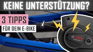 E-Bike Unterstützung ausgefallen? - 3 Tipps damit der Motor wieder läuft 