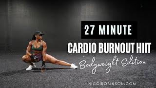 27 Minute Cardio Burnout HIIT