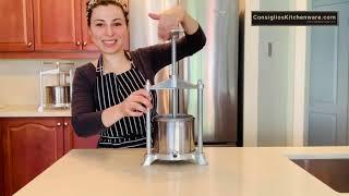 How to Make Almond Milk & More with the Professional Torchietto (Vegetable/Fruit Press)