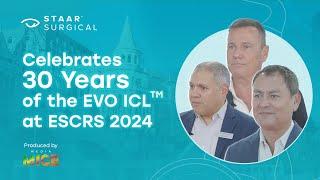 STAAR Surgical Celebrates 30 Years of the EVO ICL™️ at ESCRS 2024