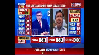 Meghalaya CM's Wife Mehtab Chandee Takes Sizeable Lead. Conrad K Sangma Speaks To Northeast Live