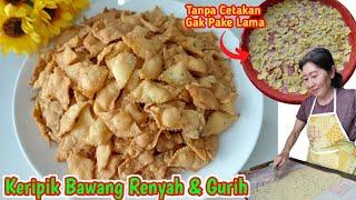 Cara Buat Kue Bawang Renyah dan Gurih | Resep Keripik Bawang Renyah | Resep Kue Kering Terbaru 2023