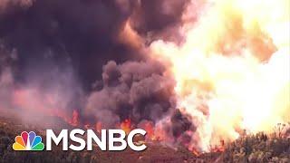 Wildfire in Napa County Causes Mandatory Evacuations At Nearby Hospital | MSNBC