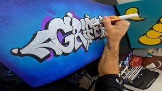 Painting 3 Graffiti Canvases (Full Process)