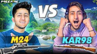 M24 VS KAR98 1 VS 1 WHO WILL WIN ?  AS GAMING VS AS RANA - FREE FIRE