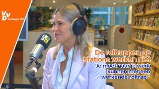 "Naar je werk met een werkende roltrap" | Haagse VVD