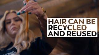 How does hair can be recycled and reused?