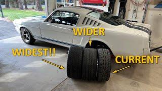 Fitting the Widest Tire Possible on Classic Mustang