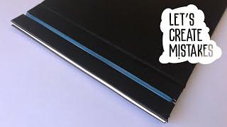 Lets Try Rubber Band Bookbinding - Art Timelapse - Lets Create Mistakes