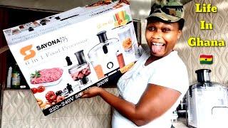 Local Village Girl unboxes her 6in1 Sayona Food Processor/Vlogmas Ep13