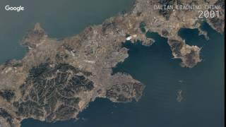 Google Timelapse: Dalian, Liaoning, China