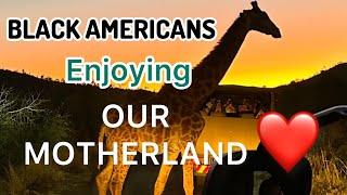 AFRICAN-AMERICANS ENJOYING SOUTH AFRICA  #safari  #travel  #vacation
