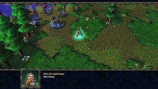 Uther terrorizes the town and turns himself into a chicken