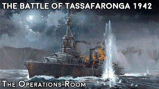 The Battle of Tassafaronga 1942 - US Heavy Cruisers chase down the Japanese Destroyers - Animated