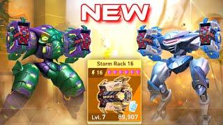 NEW WEAPON Storm Rack 16 with Redox & Panther - Mech Arena