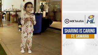 Sharing is Caring, Samaira agrees  | शेरिंग इस केरिंग | Mumbai Indians