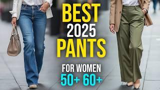 2025 Must-Have Pants for Women Over 50 | Stylish & Comfortable