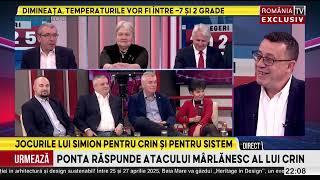 PUNCTUL CULMINANT, cu Victor Ciutacu, 07.04.2025. Raluca Turcan  sustine pe dusmanul ei din tinerete