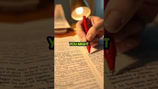 Unlock 20% Better Proofreading With This Simple Red Pen Trick!