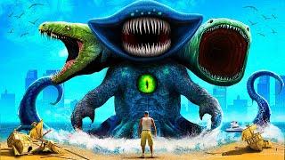 Mixing Every SEA MONSTER In GTA 5