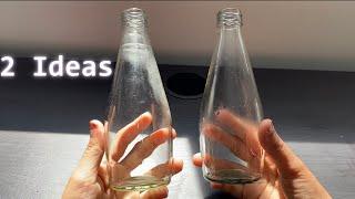 Stop Throwing Away Glass Bottles! 2 Brilliant Ideas From Glass Bottle #glasspainting #craft #art