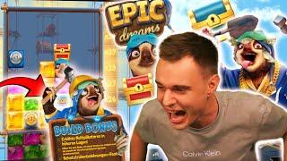 Eskalation auf 50€ Einsatz bei Epic Dreams!?  | Casino Slot Stream Highlights