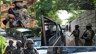 JDF soldiers and recruits in action/combat mode